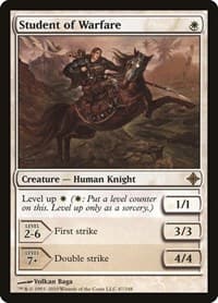 Student of Warfare - Rise of the Eldrazi - Magic: The Gathering card