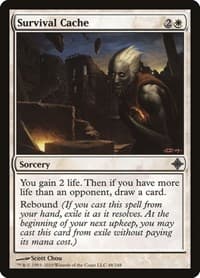 Survival Cache - Rise of the Eldrazi - Magic: The Gathering card