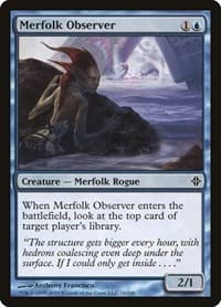 Merfolk Observer - Rise of the Eldrazi - Magic: The Gathering card