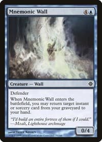 Mnemonic Wall - Rise of the Eldrazi - Magic: The Gathering card
