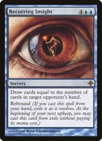 Recurring Insight - Rise of the Eldrazi - Magic: The Gathering card