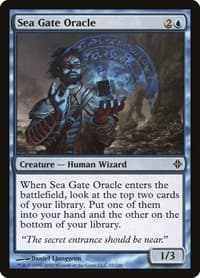 Sea Gate Oracle - Rise of the Eldrazi - Magic: The Gathering card