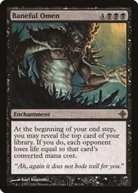 Baneful Omen - Rise of the Eldrazi - Magic: The Gathering card
