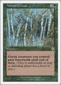 Nature's Cloak - Starter 1999 - Magic: The Gathering card