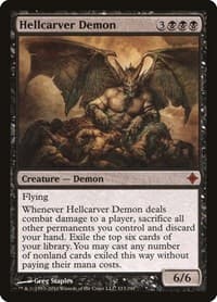 Hellcarver Demon - Rise of the Eldrazi - Magic: The Gathering card