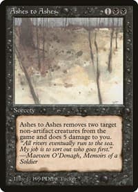 Ashes to Ashes - The Dark - Magic: The Gathering card