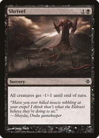 Shrivel - Rise of the Eldrazi - Magic: The Gathering card