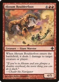 Akoum Boulderfoot - Rise of the Eldrazi - Magic: The Gathering card