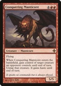Conquering Manticore - Rise of the Eldrazi - Magic: The Gathering card