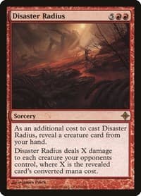 Disaster Radius - Rise of the Eldrazi - Magic: The Gathering card