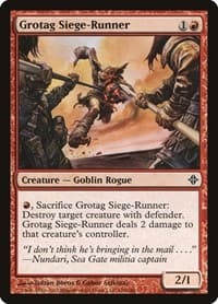 Grotag Siege-Runner - Rise of the Eldrazi - Magic: The Gathering card