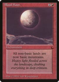 Blood Moon - The Dark - Magic: The Gathering card
