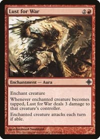Lust for War - Rise of the Eldrazi - Magic: The Gathering card