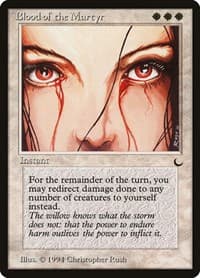 Blood of the Martyr - The Dark - Magic: The Gathering card