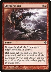 Staggershock - Rise of the Eldrazi - Magic: The Gathering card