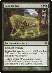 Bear Umbra - Rise of the Eldrazi - Magic: The Gathering card