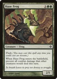 Haze Frog - Rise of the Eldrazi - Magic: The Gathering card