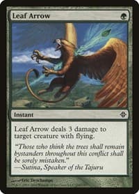Leaf Arrow - Rise of the Eldrazi - Magic: The Gathering card