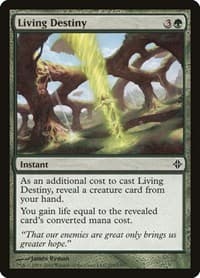 Living Destiny - Rise of the Eldrazi - Magic: The Gathering card