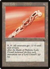 Bone Flute - The Dark - Magic: The Gathering card