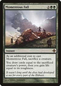 Momentous Fall - Rise of the Eldrazi - Magic: The Gathering card