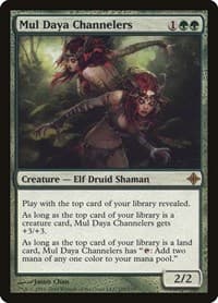 Mul Daya Channelers - Rise of the Eldrazi - Magic: The Gathering card