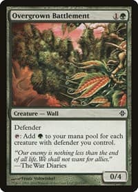 Overgrown Battlement - Rise of the Eldrazi - Magic: The Gathering card
