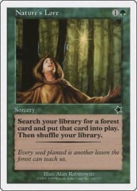 Nature's Lore - Starter 1999 - Magic: The Gathering card