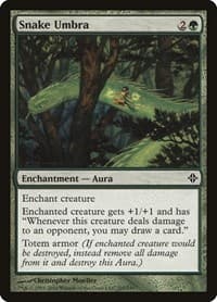 Snake Umbra - Rise of the Eldrazi - Magic: The Gathering card