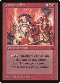 Brothers of Fire - The Dark - Magic: The Gathering card
