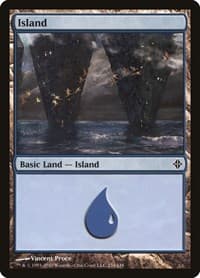 Island (234) - Rise of the Eldrazi - Magic: The Gathering card