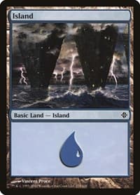 Island (235) - Rise of the Eldrazi - Magic: The Gathering card
