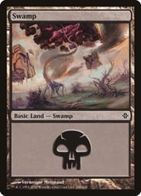 Swamp (240) - Rise of the Eldrazi - Magic: The Gathering card