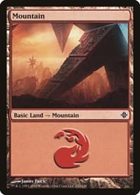 Mountain (243) - Rise of the Eldrazi - Magic: The Gathering card