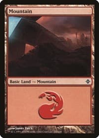 Mountain (244) - Rise of the Eldrazi - Magic: The Gathering card
