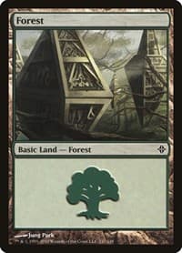 Forest (247) - Rise of the Eldrazi - Magic: The Gathering card