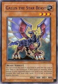 Gallis the Star Beast - Yu-Gi-Oh! GX Tag Force Promotional Cards - YuGiOh card