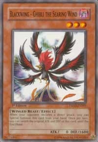 Blackwing - Ghibli the Searing Wind - The Shining Darkness - YuGiOh card