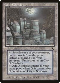 City of Shadows - The Dark - Magic: The Gathering card