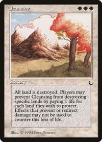 Cleansing - The Dark - Magic: The Gathering card