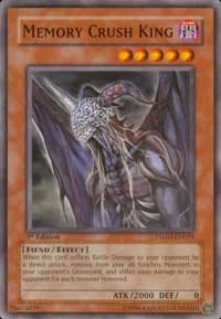 Memory Crush King - The Shining Darkness - YuGiOh card