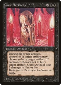 Curse Artifact - The Dark - Magic: The Gathering card