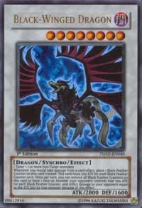 Black-Winged Dragon - The Shining Darkness - YuGiOh card
