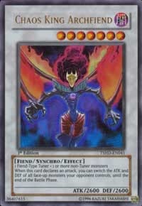 Chaos King Archfiend - The Shining Darkness - YuGiOh card