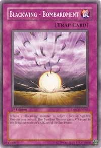Blackwing - Bombardment - The Shining Darkness - YuGiOh card