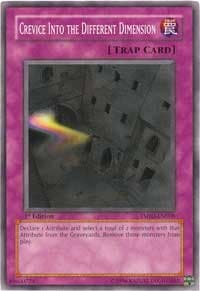 Crevice Into the Different Dimension - The Shining Darkness - YuGiOh card