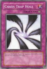 Chaos Trap Hole - The Shining Darkness - YuGiOh card