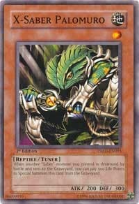 X-Saber Palomuro - The Shining Darkness - YuGiOh card