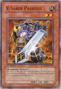 X-Saber Pashuul - The Shining Darkness - YuGiOh card