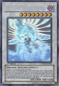 Black-Winged Dragon (Ghost Rare) - The Shining Darkness - YuGiOh card